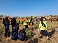 Sabtuku Bersih, Lingkunganku Nyaman: Kebersamaan Warga SMP Negeri 1 Kragan dalam Menjaga Lingkungan Sekolah