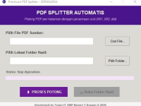Luncurkan Aplikasi PDF Splitter, Team IT SPENSAKRA Permudah Administrasi Guru