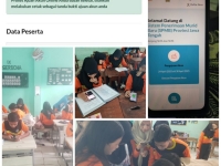 Pelaksanaan Simulasi Pembuatan Akun SPMB  SMA SMK Tahun 2025 di SMP Negeri 1 Kragan