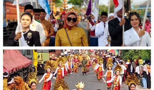 SMP Negeri 1 Kragan Sabet Deretan Juara Karnaval dan Gerak Jalan HUT ke-81 RI
