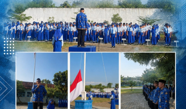 Kobarkan Semangat Juang, SMP Negeri 1 Kragan Gelar Upacara Peringatan Hari Kebangkitan Nasional
