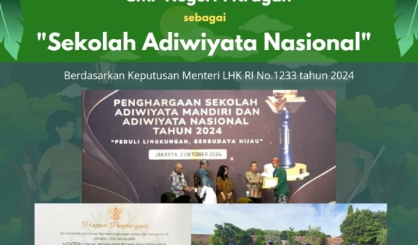 SMP Negeri 1 Kragan Raih Penghargaan Adiwiyata Nasional 2024: Komitmen Nyata dalam Pelestarian Lingkungan